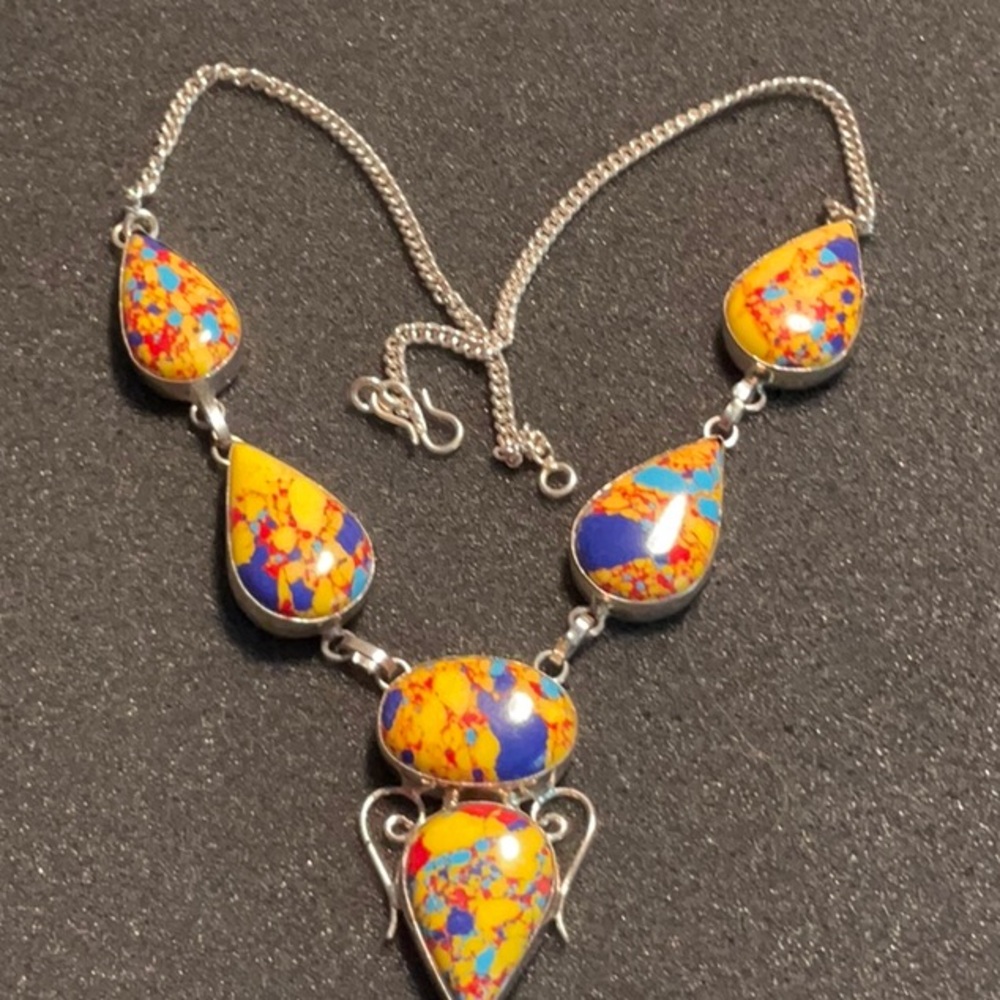 Mosaic Jasper necklace